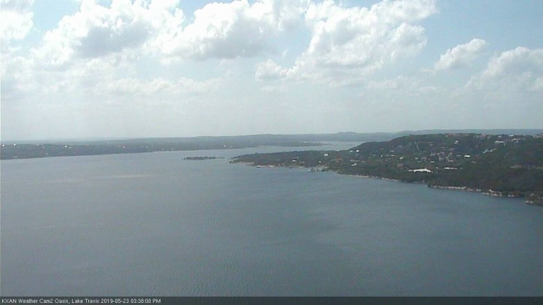 Lake Travis webcam, May 23, 2019 2:40 PM CT