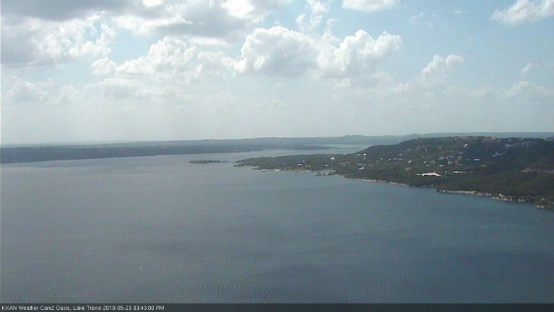 Lake Travis webcam, May 23, 2019 2:45 PM CT