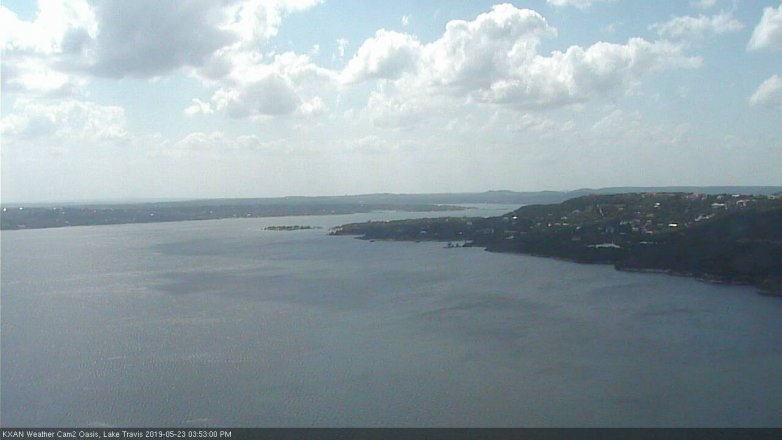 Lake Travis webcam, May 23, 2019 2:55 PM CT