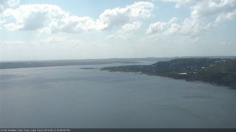 Lake Travis webcam, May 23, 2019 3:00 PM CT