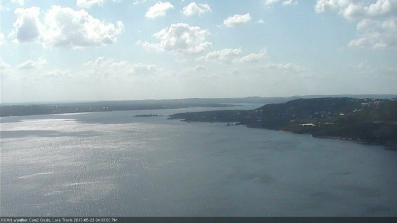 Lake Travis webcam, May 23, 2019 3:35 PM CT