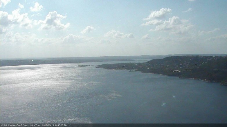 Lake Travis webcam, May 23, 2019 3:50 PM CT