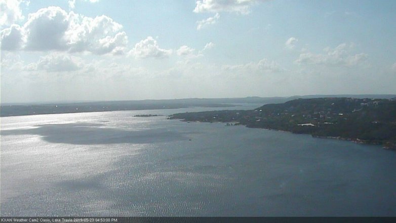 Lake Travis webcam, May 23, 2019 3:55 PM CT