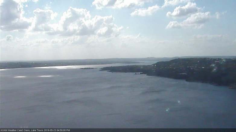 Lake Travis webcam, May 23, 2019 4:00 PM CT