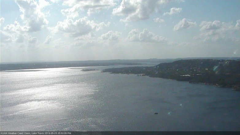 Lake Travis webcam, May 23, 2019 4:05 PM CT