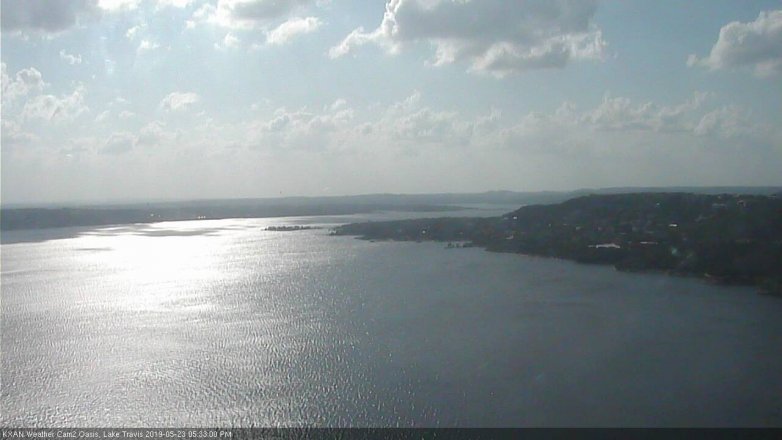 Lake Travis webcam, May 23, 2019 4:35 PM CT