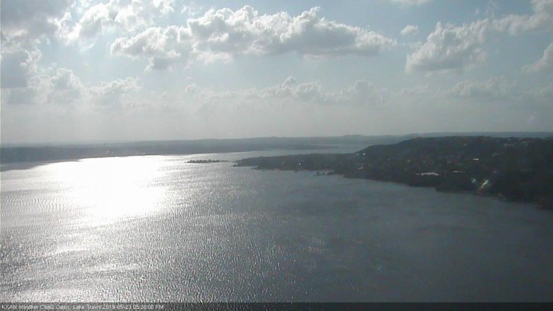 Lake Travis webcam, May 23, 2019 4:40 PM CT