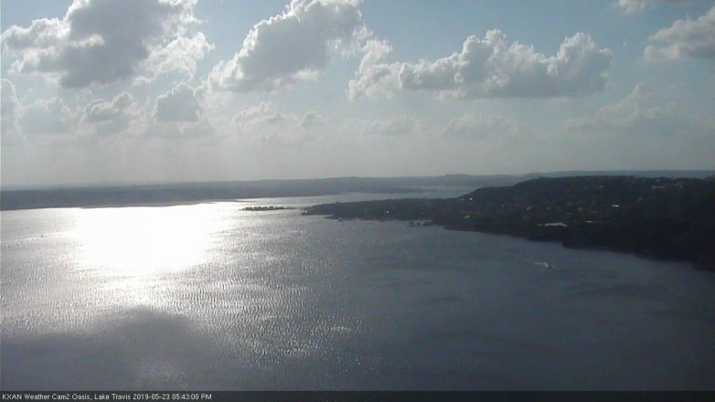 Lake Travis webcam, May 23, 2019 4:45 PM CT