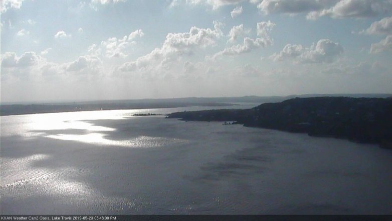 Lake Travis webcam, May 23, 2019 4:50 PM CT