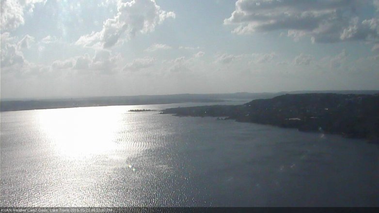 Lake Travis webcam, May 23, 2019 4:55 PM CT