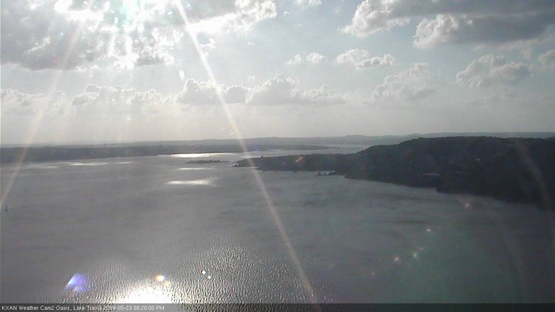 Lake Travis webcam, May 23, 2019 5:30 PM CT