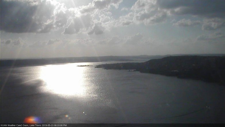 Lake Travis webcam, May 23, 2019 5:35 PM CT