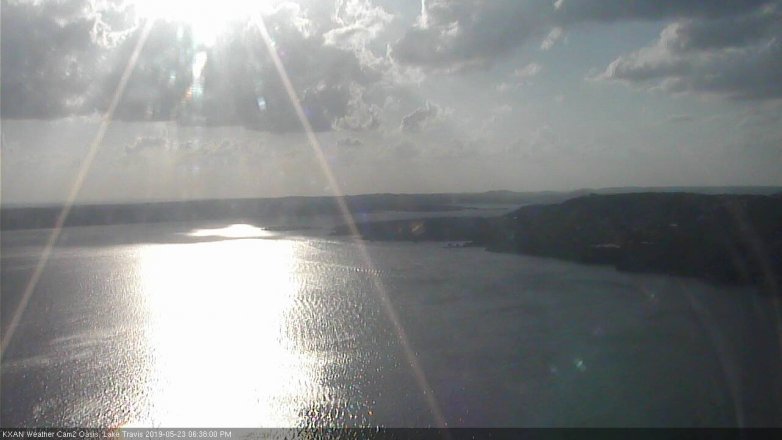 Lake Travis webcam, May 23, 2019 5:40 PM CT