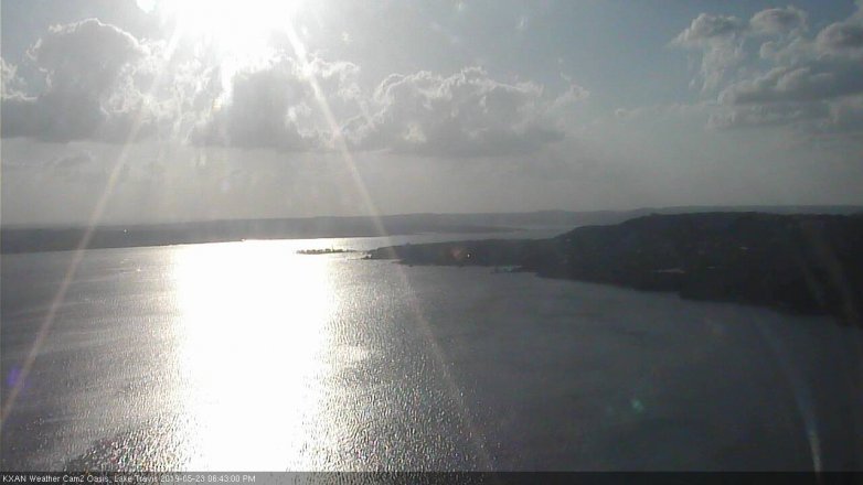 Lake Travis webcam, May 23, 2019 5:45 PM CT