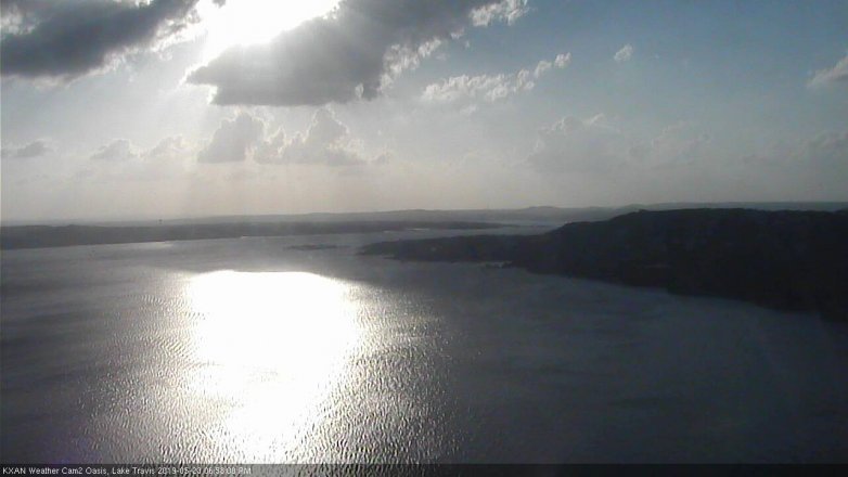 Lake Travis webcam, May 23, 2019 6:00 PM CT