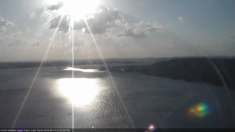 Lake Travis webcam, May 23, 2019 6:05 PM CT