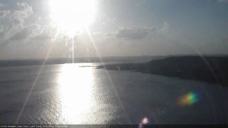 Lake Travis webcam, May 23, 2019 6:10 PM CT