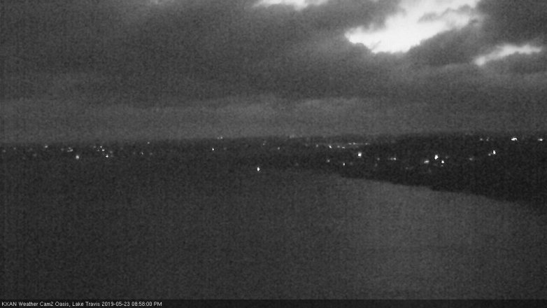 Lake Travis webcam, May 23, 2019 8:00 PM CT