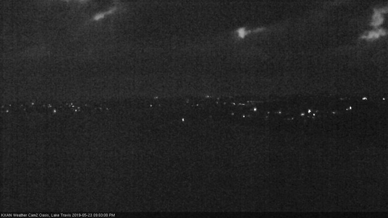 Lake Travis webcam, May 23, 2019 8:05 PM CT