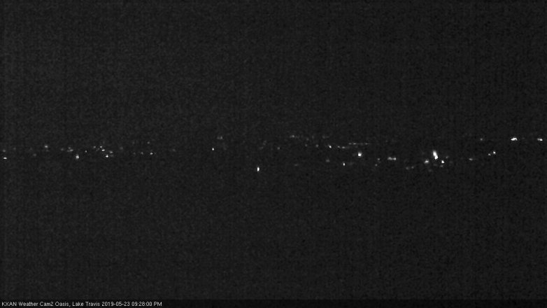 Lake Travis webcam, May 23, 2019 8:30 PM CT