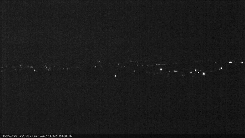 Lake Travis webcam, May 23, 2019 9:00 PM CT