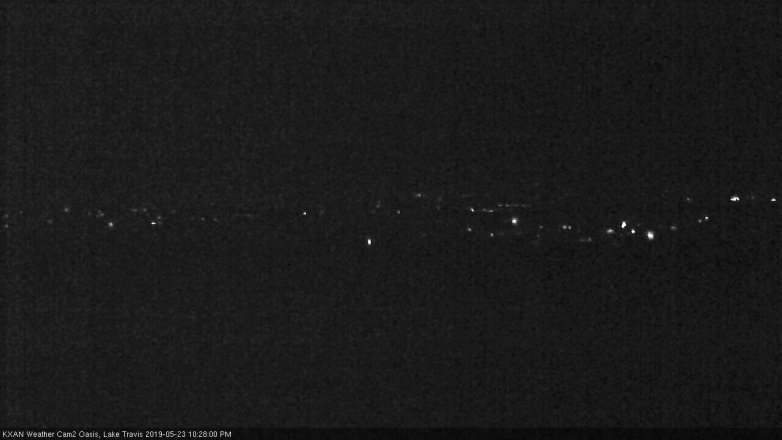 Lake Travis webcam, May 23, 2019 9:30 PM CT