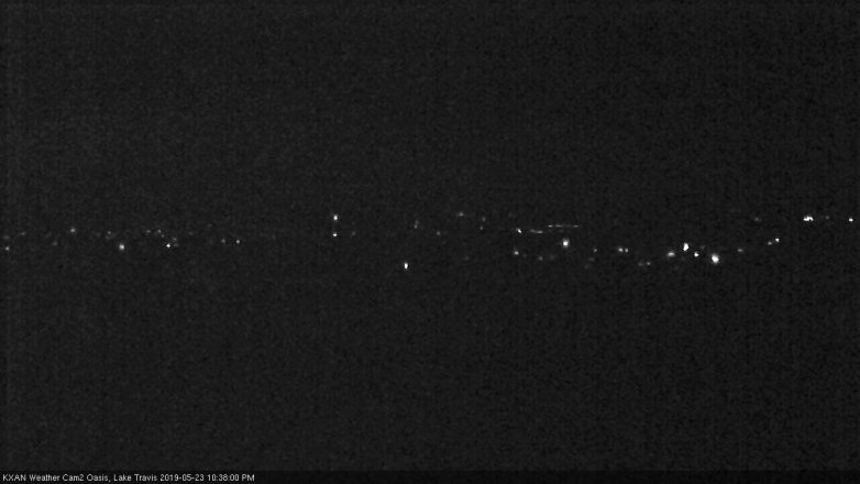 Lake Travis webcam, May 23, 2019 9:40 PM CT