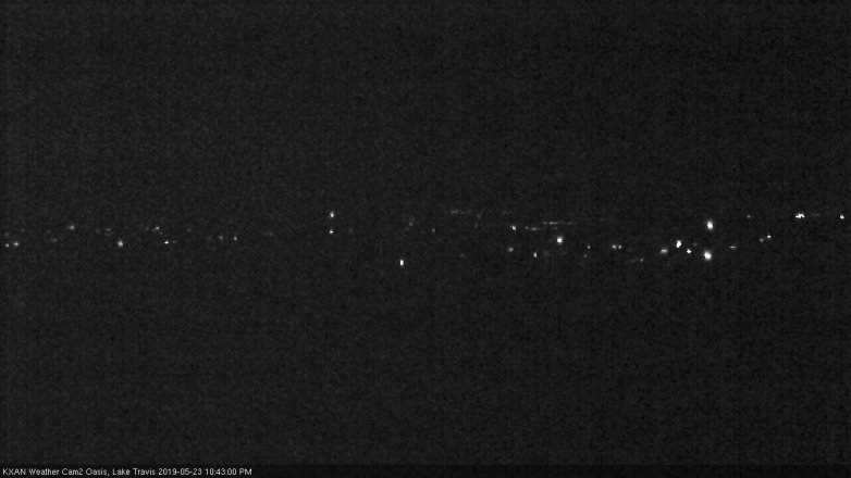 Lake Travis webcam, May 23, 2019 9:45 PM CT