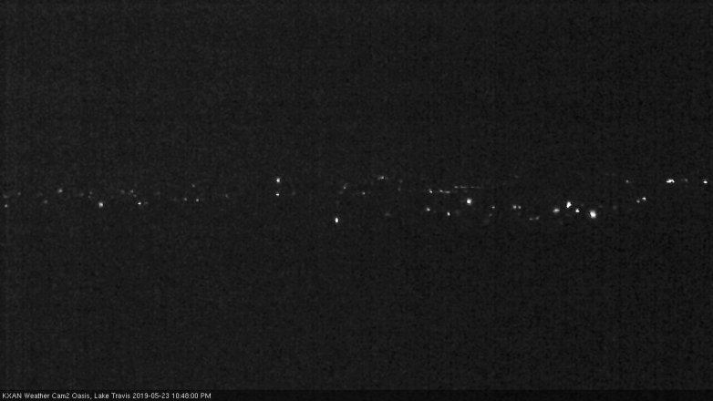Lake Travis webcam, May 23, 2019 9:50 PM CT