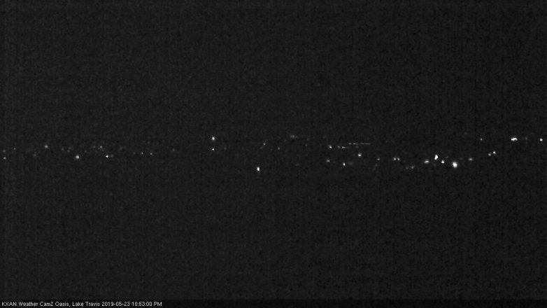 Lake Travis webcam, May 23, 2019 9:55 PM CT