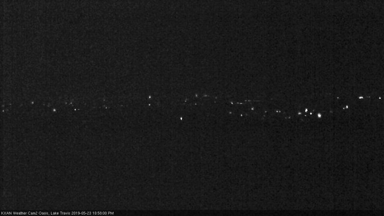 Lake Travis webcam, May 23, 2019 10:00 PM CT