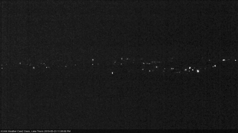 Lake Travis webcam, May 23, 2019 10:10 PM CT