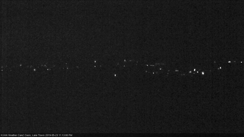 Lake Travis webcam, May 23, 2019 10:15 PM CT