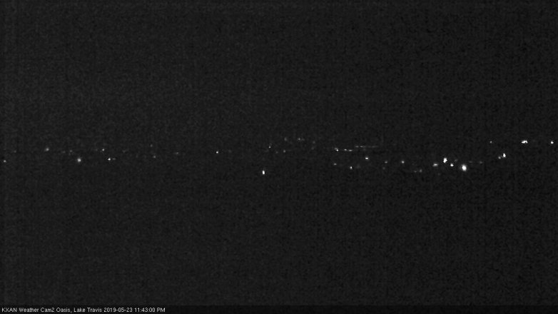 Lake Travis webcam, May 23, 2019 10:45 PM CT