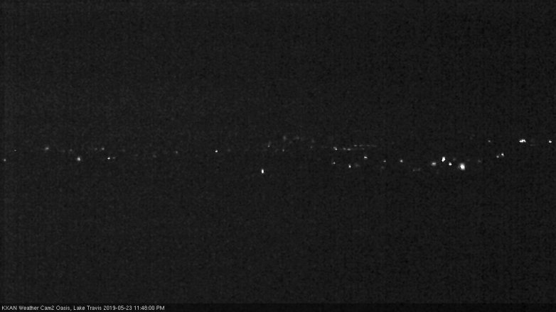 Lake Travis webcam, May 23, 2019 10:50 PM CT