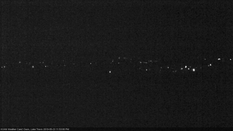 Lake Travis webcam, May 23, 2019 10:55 PM CT