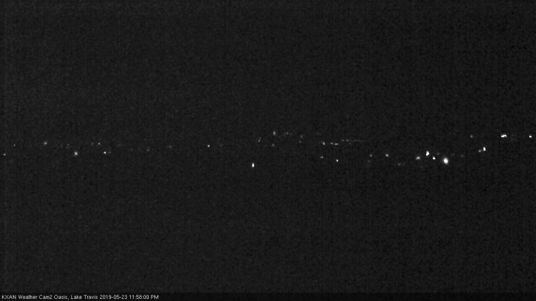 Lake Travis webcam, May 23, 2019 11:00 PM CT