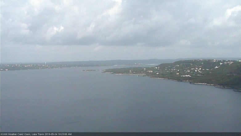 Lake Travis webcam, May 24, 2019 9:25 AM CT