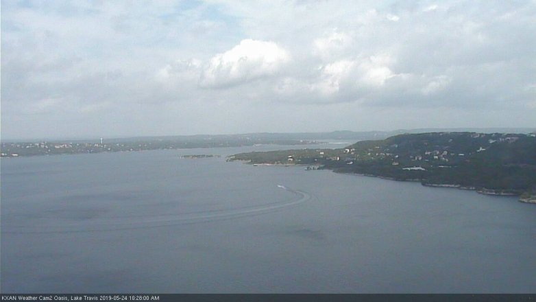 Lake Travis webcam, May 24, 2019 9:30 AM CT
