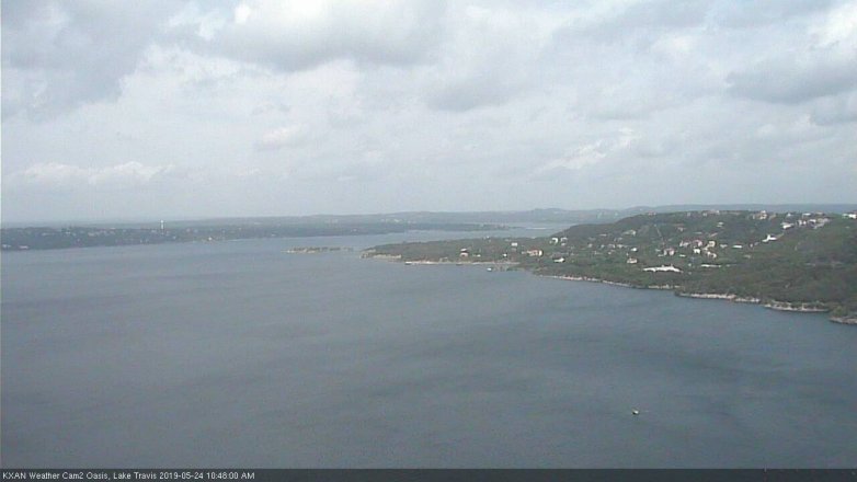 Lake Travis webcam, May 24, 2019 9:50 AM CT