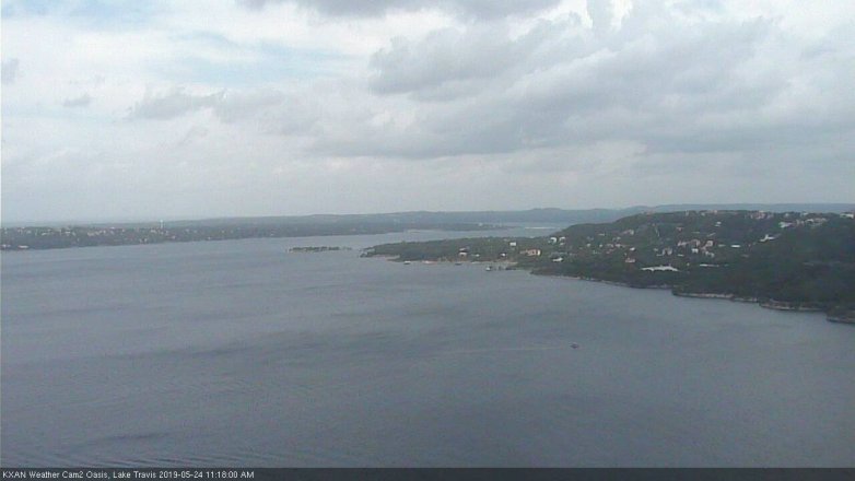 Lake Travis webcam, May 24, 2019 10:20 AM CT
