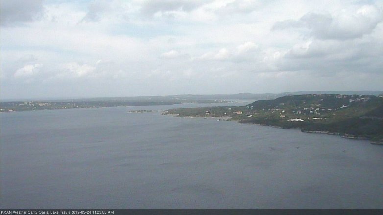 Lake Travis webcam, May 24, 2019 10:25 AM CT