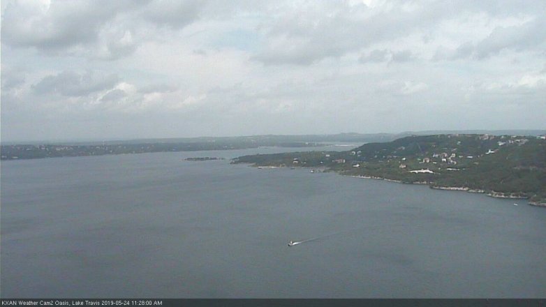 Lake Travis webcam, May 24, 2019 10:30 AM CT