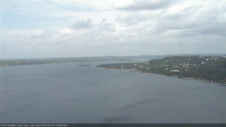 Lake Travis webcam, May 24, 2019 10:45 AM CT