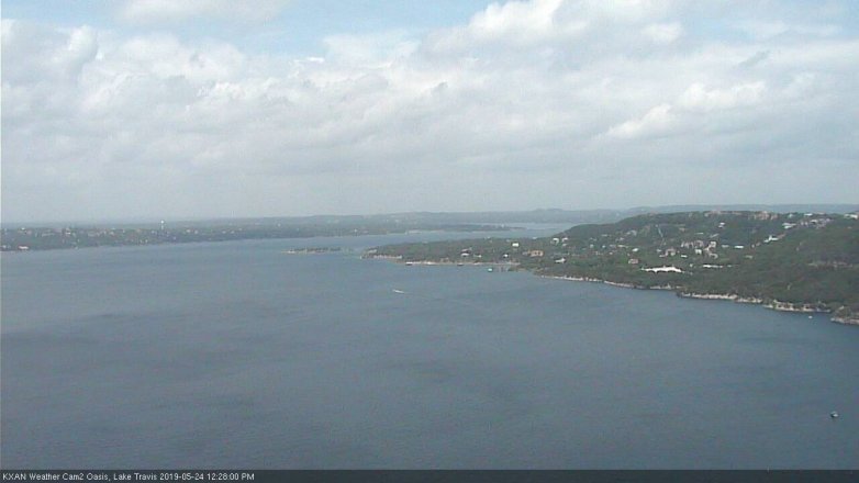 Lake Travis webcam, May 24, 2019 11:30 AM CT