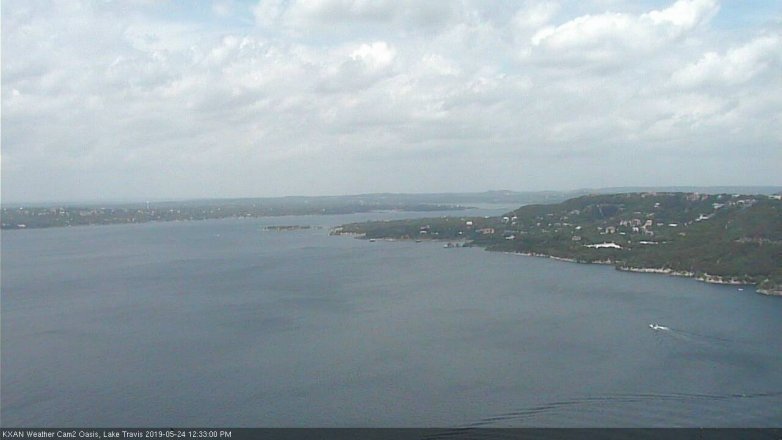 Lake Travis webcam, May 24, 2019 11:35 AM CT