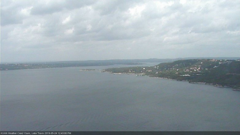 Lake Travis webcam, May 24, 2019 11:45 AM CT
