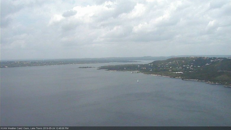 Lake Travis webcam, May 24, 2019 11:50 AM CT