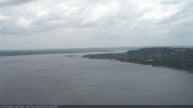 Lake Travis webcam, May 24, 2019 12:30 PM CT