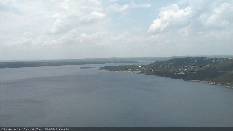 Lake Travis webcam, May 24, 2019 1:05 PM CT